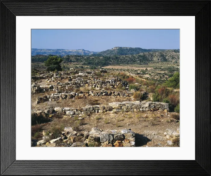 Framed Print : SPAIN. Maella. Village of Pieres. Iberian art. ; Iron Age. Architecture. AISA / Everett Collection**US SALES ONLY** Framed Print : SPAIN. Maella. Village of Pieres. Iberian art. ; Iron Age. Architecture. AISA / Everett Collection**US SALES ONLY**