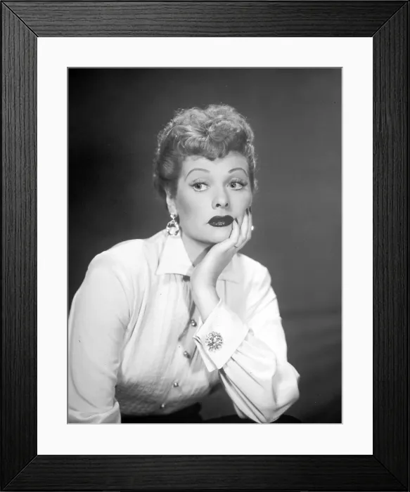 Framed Print : Lucille Ball, ca. mid-1950s Framed Print : Lucille Ball, ca. mid-1950s