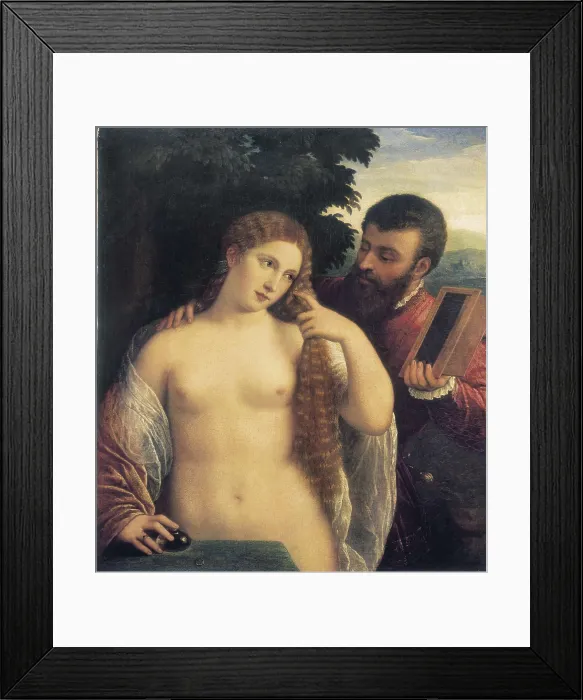 Framed Print : TIZIANO, pupil of (16th century). Alfonso d'Este and Laura Dianti. 16th c. Oil on canvas. UNITED STATES OF AMERICA. Washington. National Gallery of Art Framed Print : TIZIANO, pupil of (16th century). Alfonso d'Este and Laura Dianti. 16th c. Oil on canvas. UNITED STATES OF AMERICA. Washington. National Gallery of Art