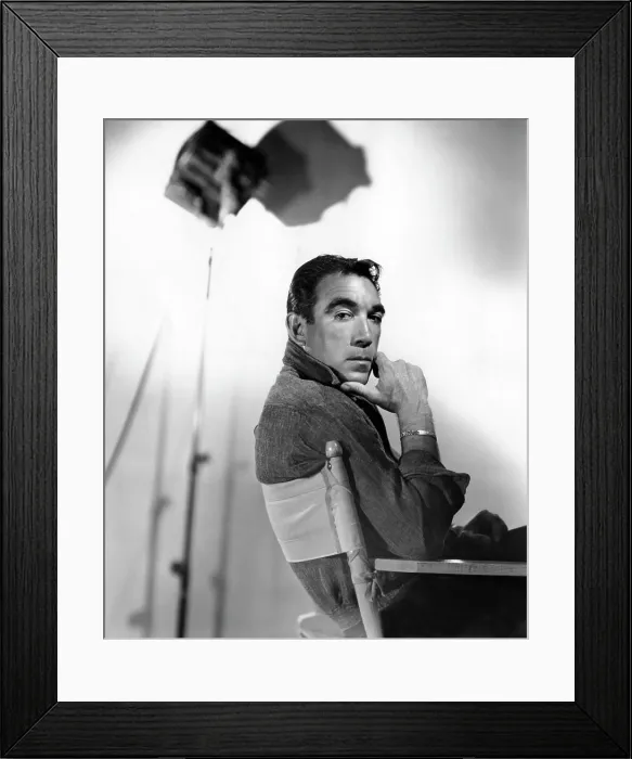 Framed Print : Anthony Quinn, 1957