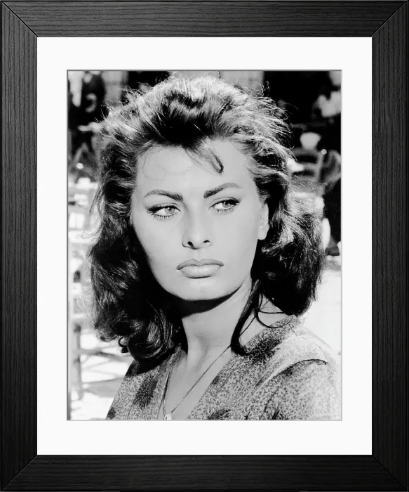 Framed Print : BOY ON A DOLPHIN, Sophia Loren, 1957, TM and Copyright 20th Century Fox Film Corp. All rights reserved. Courtesy: Everett Collection