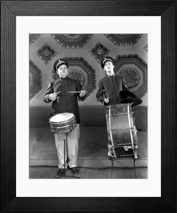 Framed Print : YOU'RE DARN TOOTIN, Oliver Hardy, Stan Laurel [Laurel & Hardy], 1928