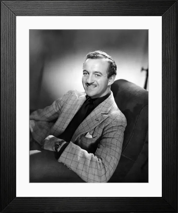 Framed Print : David Niven, at the time he was filming BONNIE PRINCE CHARLIE, 1948