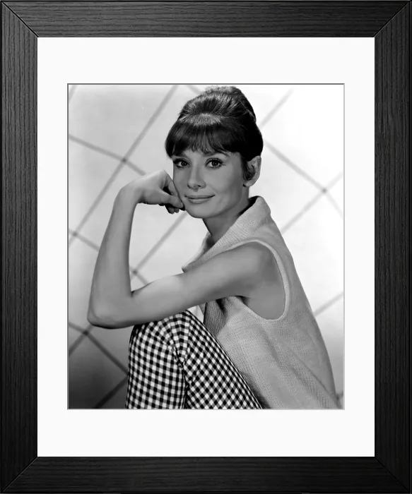 Framed Print : Audrey Hepburn, 1960s