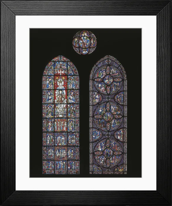 Framed Print : Our Lady of the Beatiful Window. ca. 1180. FRANCE. Chartres. Notre Dame cathedral. Gothic art. Glass window. AISA / Everett Collection**US SALES ONLY** Framed Print : Our Lady of the Beatiful Window. ca. 1180. FRANCE. Chartres. Notre Dame cathedral. Gothic art. Glass window. AISA / Everett Collection**US SALES ONLY**