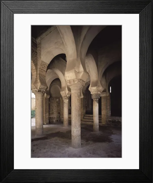 Framed Print : Mosque of the Christ of the Light. 999. SPAIN. Toledo. Church of Christ of Light. Hispano-Moresque art. Caliphate period. Architecture. AISA / Everett Collection**US SALES ONLY**