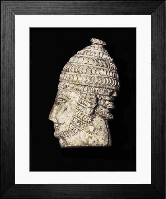 Framed Print : Ivory Head of a Warrior. 13th c. BC. Mycenaean art. Sculpture on ivory. GREECE. Athens. National Museum of Archaeology. Proc: GREECE. Mycenae Framed Print : Ivory Head of a Warrior. 13th c. BC. Mycenaean art. Sculpture on ivory. GREECE. Athens. National Museum of Archaeology. Proc: GREECE. Mycenae