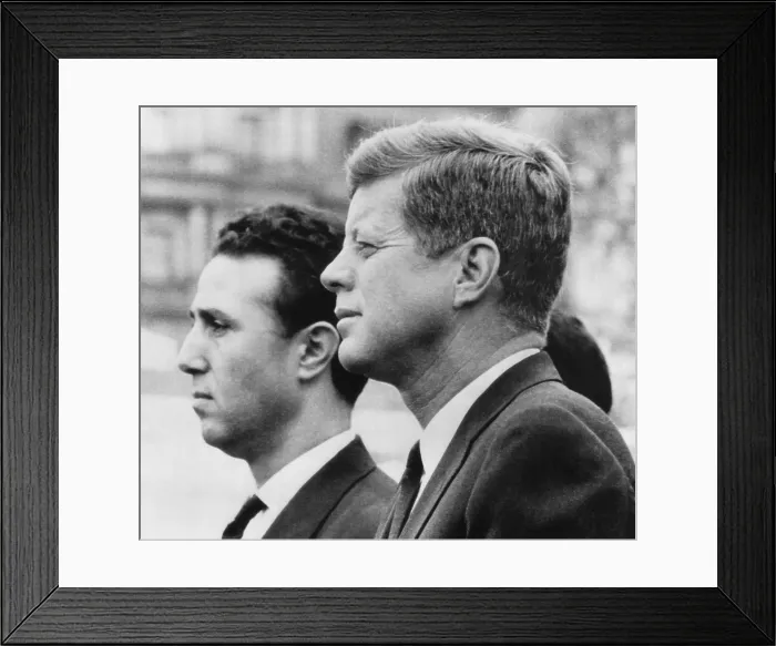 Framed Print : Algerian premier Ahmed Ben Bella is welcomed to the White House by President John Kennedy. Oct. 15, 1962 Framed Print : Algerian premier Ahmed Ben Bella is welcomed to the White House by President John Kennedy. Oct. 15, 1962