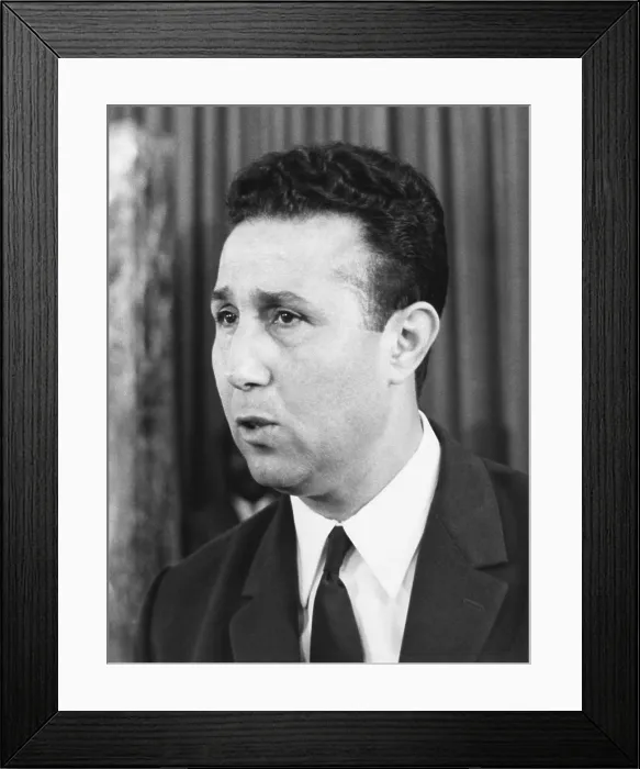 Framed Print : Algerian President Ahmed Ben Bella was deposed from office on June 19, 1965