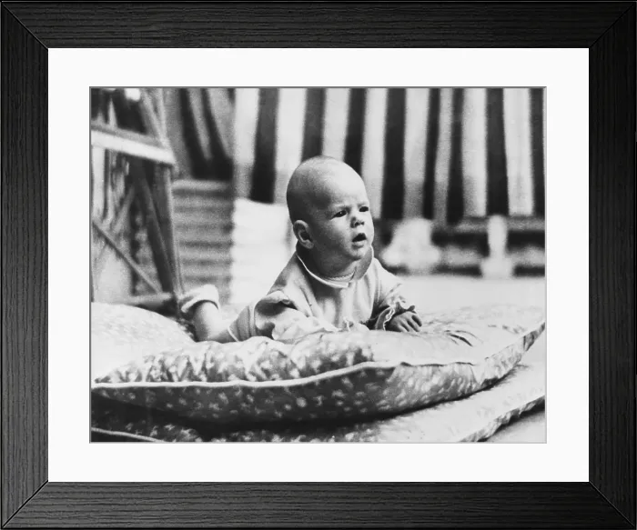 Framed Print : Swedish actress, Ingrid Bergman as baby, ca. 1916. (CSU_2015_7_323)
