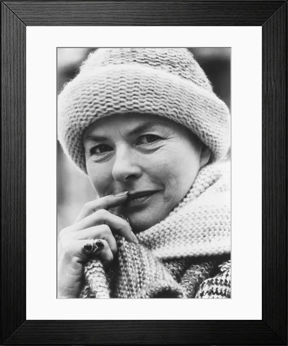 Framed Print : Swedish actress, Ingrid Bergman in October 1976. She was in her 43rd film, A MATTER OF TIME, with Liza Minnelli and Charles Boyer. (CSU_2015_7_327)