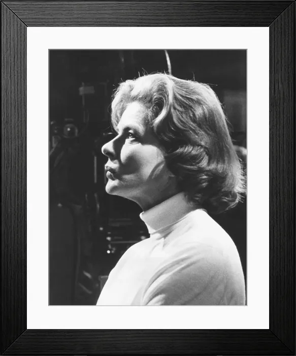 Framed Print : Ingrid Bergman on the set of CACTUS FLOWER, in April 1969. It was the first film she made in Hollywood since JOAN OF ARC in 1948. (CSU_2015_7_328)