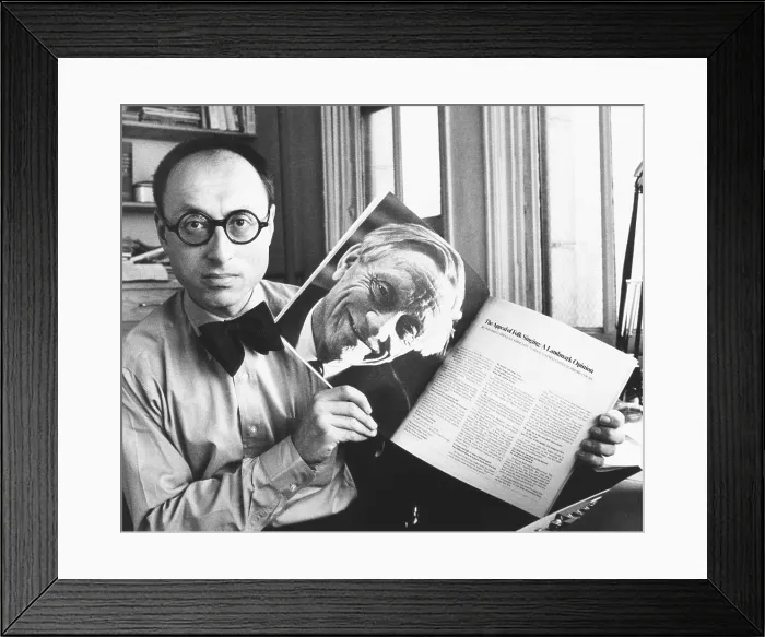 Framed Print : Publisher Ralph Ginzburg displays a copy of his controversial magazine, Avant Garde'. Supreme Justice William O Framed Print : Publisher Ralph Ginzburg displays a copy of his controversial magazine, Avant Garde'. Supreme Justice William O