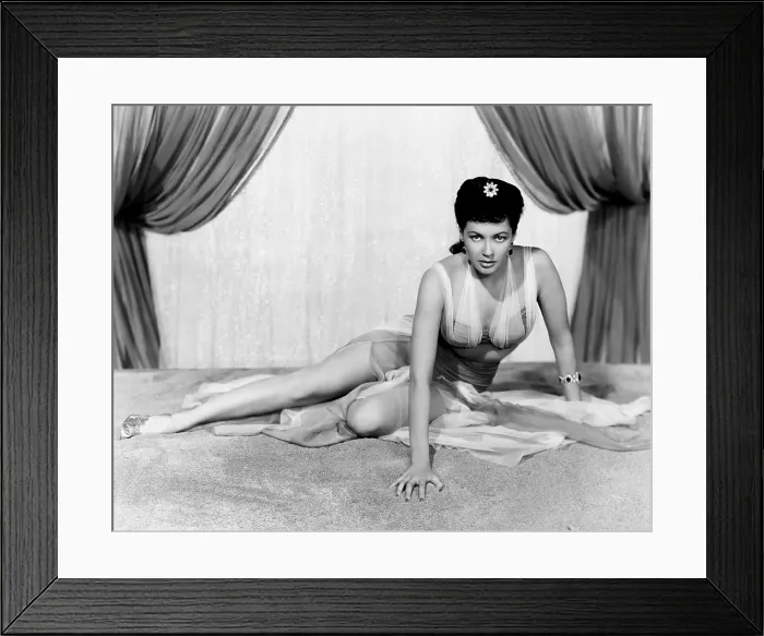 Framed Print : THE DESERT HAWK, Yvonne De Carlo, 1950