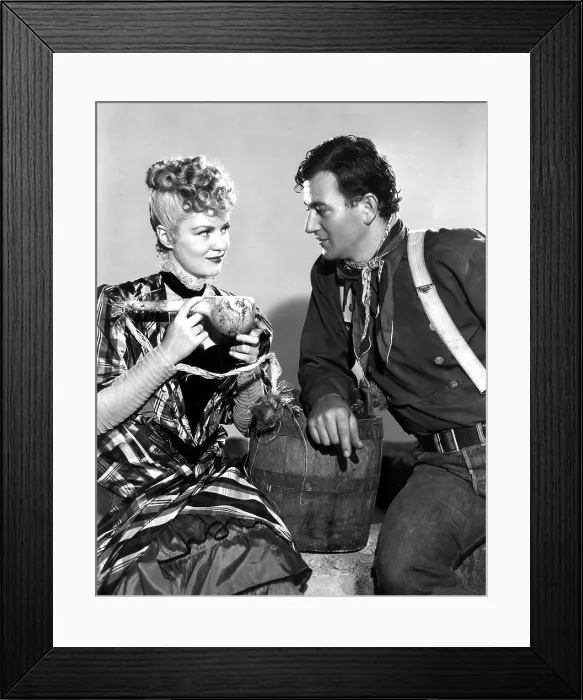 Framed Print : STAGECOACH, Claire Trevor, John Wayne, 1939. TM and Copyright (c) 20th Century Fox Film Corp. All rights reserved. Courtesy: Everett Collection