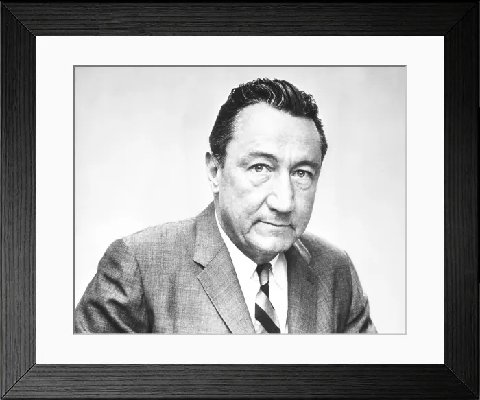 Framed Print : Stewart Alsop co-wrote Matter of Fact column with his brother Joseph, in NY Herald Tribune, 1945-58