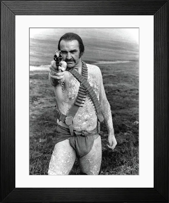Framed Print : ZARDOZ, Sean Connery, 1974, ammo belt. TM and Copyright (c) 20th Century Fox Film Corp. All rights reserved Framed Print : ZARDOZ, Sean Connery, 1974, ammo belt. TM and Copyright (c) 20th Century Fox Film Corp. All rights reserved