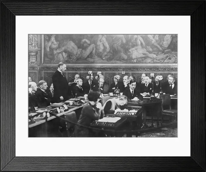 Framed Print : Henry Stimson, U.S. Sec. of State, spoke at the London Naval Conference of 1930. It was the third in a series of five meetings limiting the size of the world's largest navies Framed Print : Henry Stimson, U.S. Sec. of State, spoke at the London Naval Conference of 1930. It was the third in a series of five meetings limiting the size of the world's largest navies