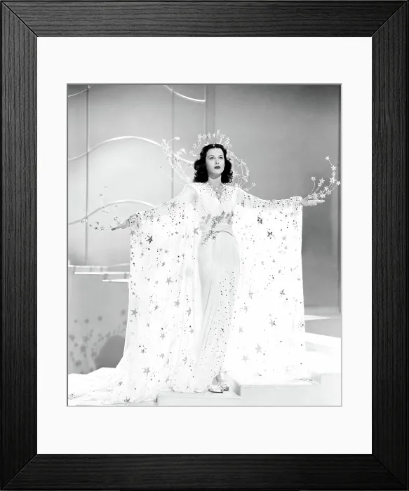 Framed Print : ZIEGFELD GIRL, Hedy Lamarr, in showgirl costume by Adrian, 1941 Framed Print : ZIEGFELD GIRL, Hedy Lamarr, in showgirl costume by Adrian, 1941