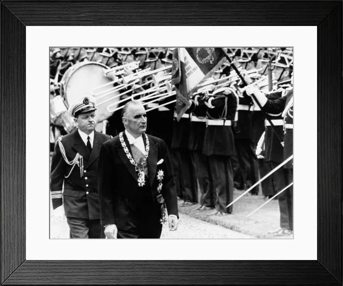 Framed Print : French President Georges Pompidou assumes Presidency of France on June 20, 1969
