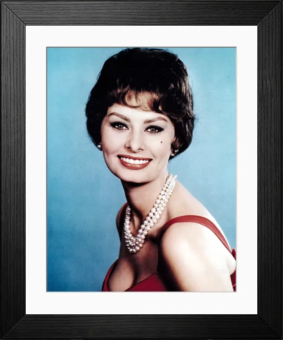 Framed Print : Sophia Loren, early 1960s