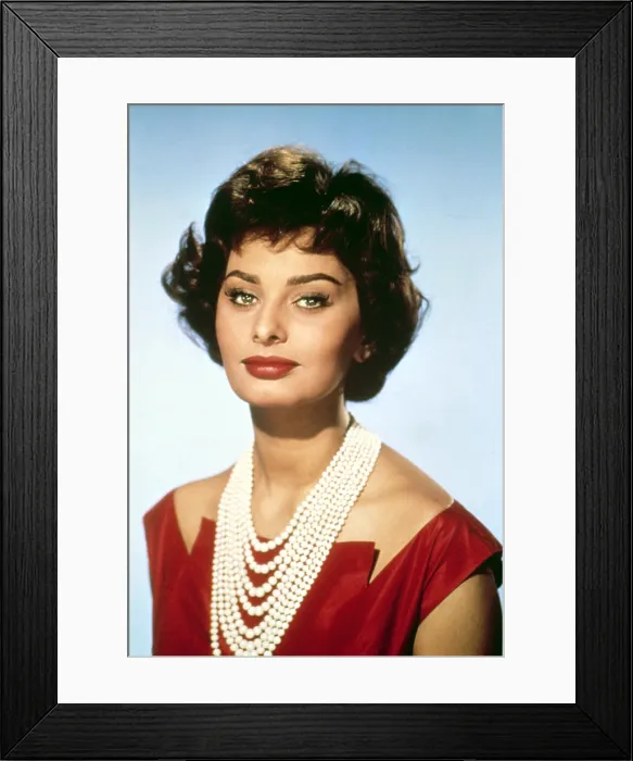 Framed Print : SOPHIA LOREN, 1950s