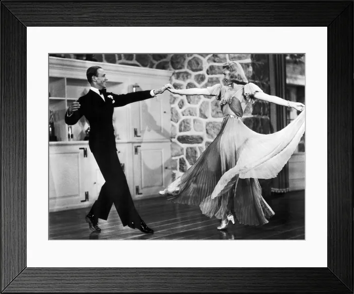 Framed Print : CAREFREE, from left: Fred Astaire, Ginger Rogers, 1938 Framed Print : CAREFREE, from left: Fred Astaire, Ginger Rogers, 1938