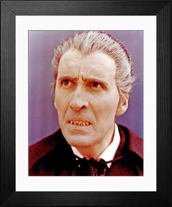 Framed Print : DRACULA: PRINCE OF DARKNESS, Christopher Lee, 1966, (c) 20th Century Fox, TM & Copyright / Courtesy: Everett Collection Framed Print : DRACULA: PRINCE OF DARKNESS, Christopher Lee, 1966, (c) 20th Century Fox, TM & Copyright / Courtesy: Everett Collection