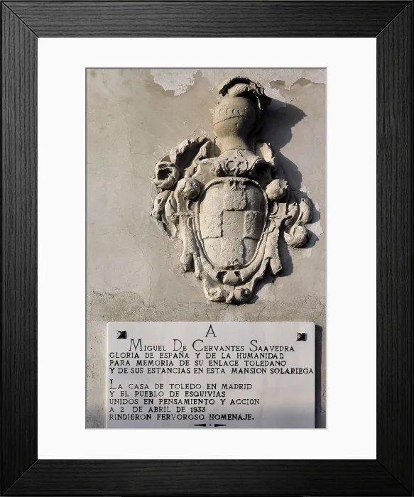 Framed Print : CERVANTES SAAVEDRA, Miguel de (1547-1616)