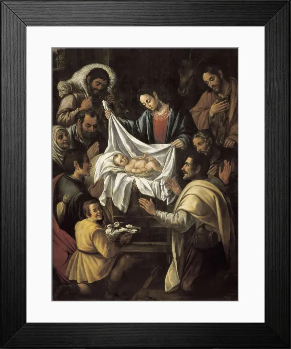 Framed Print : CASTILLO, Juan del (1584-1640). Adoration of the Shepherds. 1st half 17 c. Baroque art. Oil on canvas. SPAIN. Sevilla. Fine Arts Museum. AISA / Everett Collection**US SALES ONLY** Framed Print : CASTILLO, Juan del (1584-1640). Adoration of the Shepherds. 1st half 17 c. Baroque art. Oil on canvas. SPAIN. Sevilla. Fine Arts Museum. AISA / Everett Collection**US SALES ONLY**