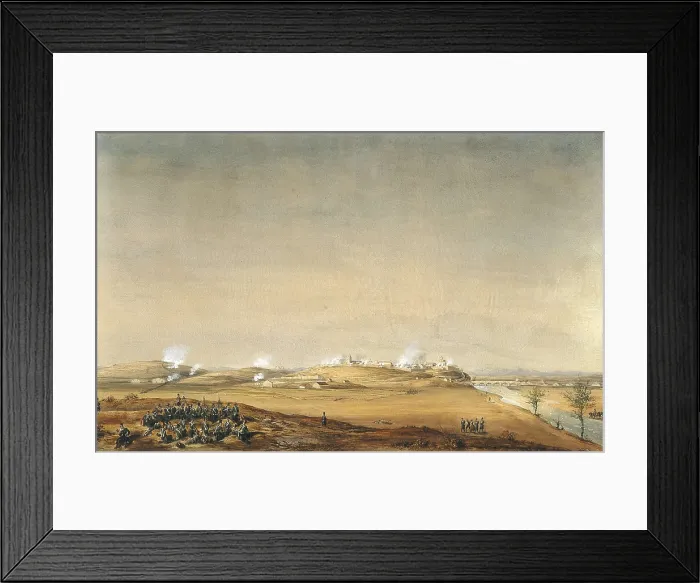 Framed Print : Spain. Peninsular War (1808-1814). Surrender of Ciudad Rodrigo to the French army (9th July 1810). Oil on canvas. FRANCE. Versailles. National Museum of Versailles