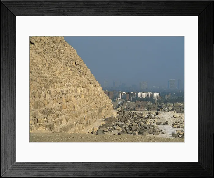 Framed Print : EGYPT. GIZA. Giza. Khafre's Pyramid. Egyptian art. Old Kingdom. Architecture. AISA / Everett Collection**US SALES ONLY** Framed Print : EGYPT. GIZA. Giza. Khafre's Pyramid. Egyptian art. Old Kingdom. Architecture. AISA / Everett Collection**US SALES ONLY**