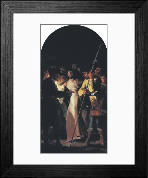 Framed Print : GOYA Y LUCIENTES, Francisco de (1746-1828). The Taking of Christ. 1798. SPAIN. Toledo. Cathedral. Oil on canvas. AISA / Everett Collection**US SALES ONLY** Framed Print : GOYA Y LUCIENTES, Francisco de (1746-1828). The Taking of Christ. 1798. SPAIN. Toledo. Cathedral. Oil on canvas. AISA / Everett Collection**US SALES ONLY**