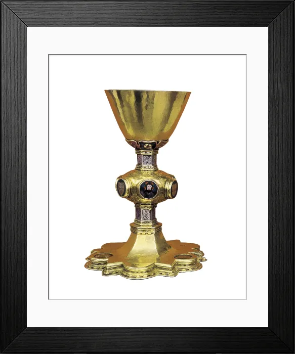 Framed Print : Kingdom of Aragn (1412). Compromise of Caspe. Chalice of the compromise. Jewelry. AISA / Everett Collection**US SALES ONLY**