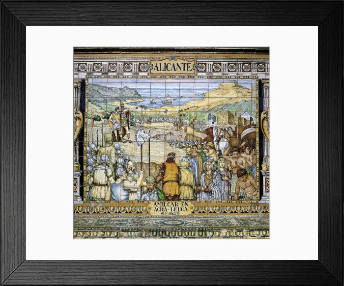 Framed Print : HAMILCAR BARCA (290-229 BC). Ceramics. SPAIN. ANDALUSIA. Sevilla. Spain Square. AISA / Everett Collection**US SALES ONLY**