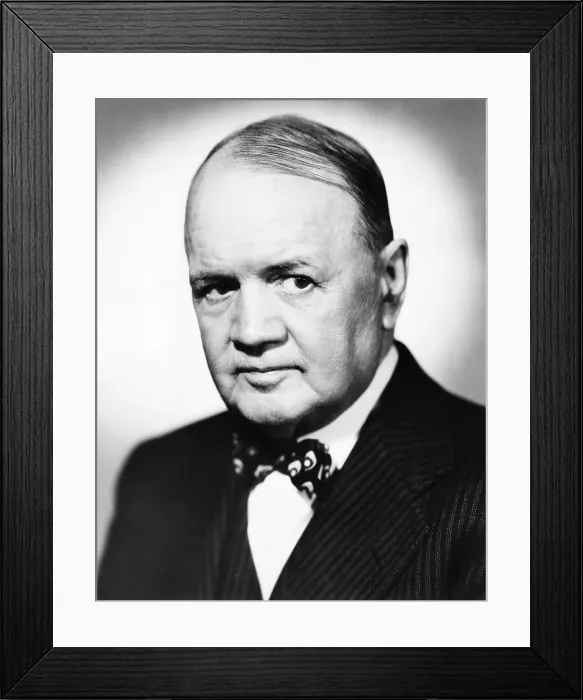 Framed Print : Arthur Hopkins, veteran Broadway producer, April 1944. His first 1931 production, POOR LITTLE RICH GIRL launched his Broadway career