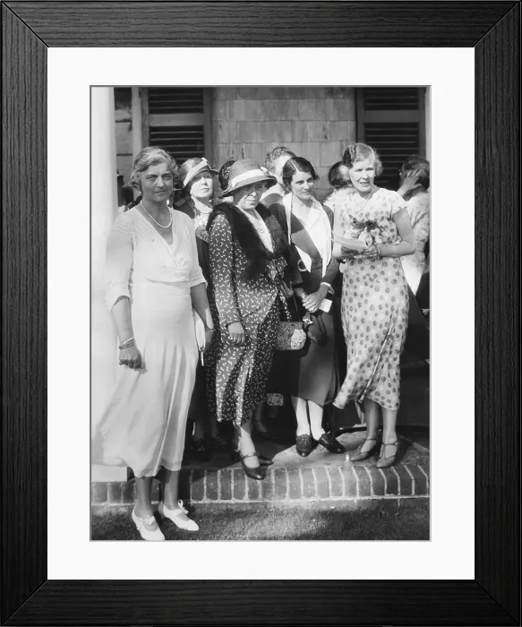 Framed Print : Women Wets bolt to aid Roosevelt. On July 7, 1932 the Executive Committee of the Women's Organization of National Prohibition Reform endorsed Gov. Roosevelt