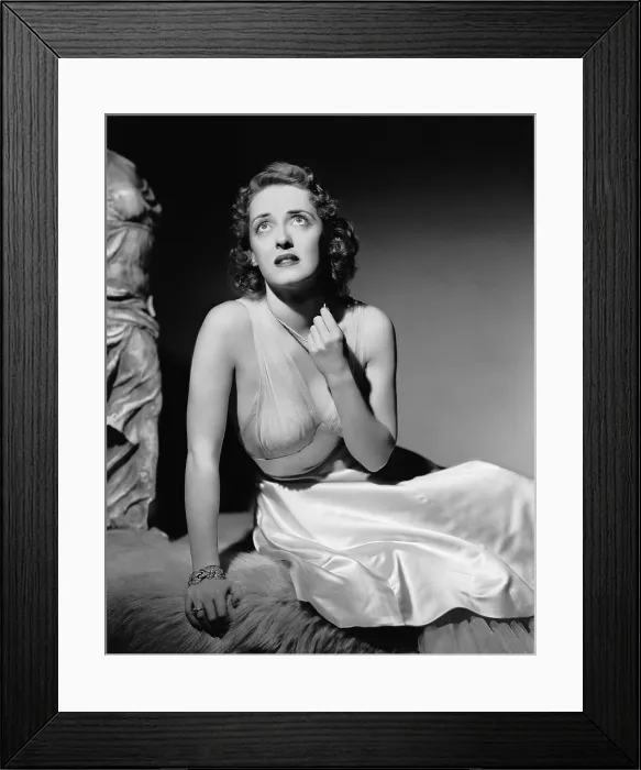 Framed Print : DARK VICTORY, Bette Davis, portrait by George Hurrell, 1939