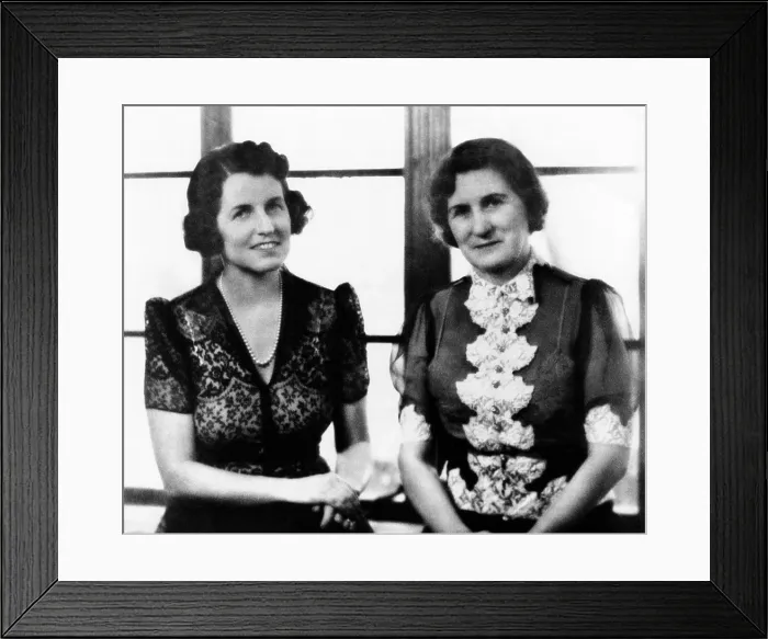 Framed Print : Rose Fitzgerald Kennedy with her mother, Josephine Fitzgerald. Ca. 1930. (CSU_ALPHA_1052) CSU Archives / Everett Collection