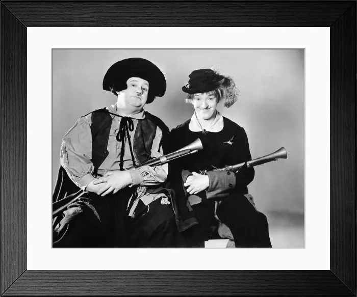 Framed Print : THE DEVIL'S BROTHER, Oliver Hardy, Stan Laurel, 1933