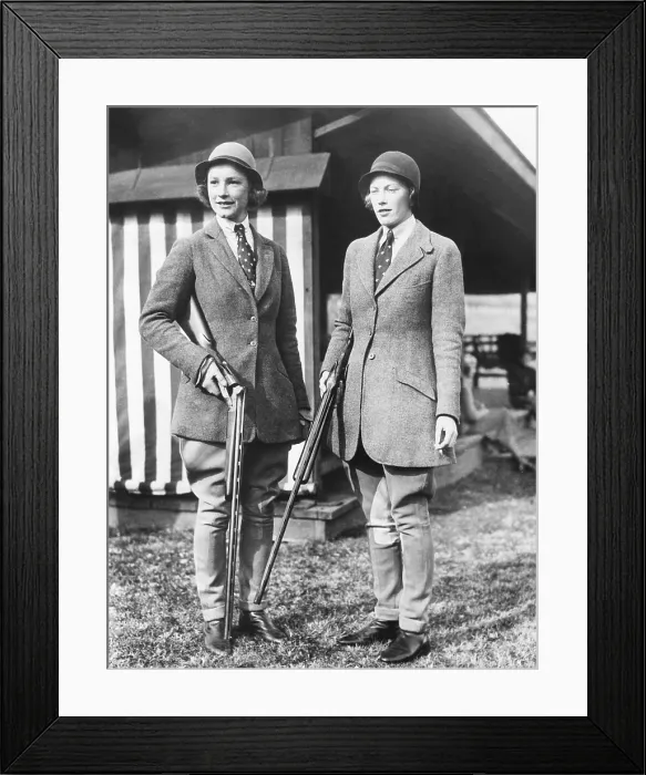 Framed Print : Miss Alice DuPont (left) and Mrs. Alexis DuPont Jr. Interclub Target Trapshooting League. Wilmington, Delaware, Nov. 17, 1932. - (CSU_2015_5_44) Framed Print : Miss Alice DuPont (left) and Mrs. Alexis DuPont Jr. Interclub Target Trapshooting League. Wilmington, Delaware, Nov. 17, 1932. - (CSU_2015_5_44)