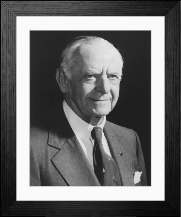 Framed Print : Dr. Armand Hammer, President and CEO of Occidental Petroleum, a company he led from 1957-1990