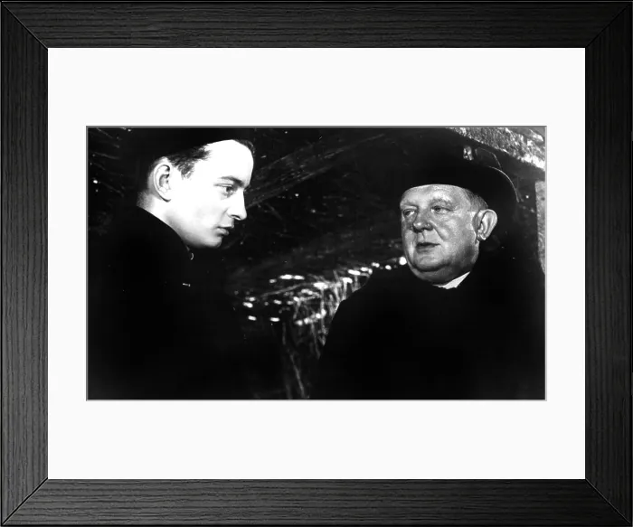 Framed Print : DIARY OF A COUNTRY PRIEST, Claude Laydu, Andre Guibert, 1951