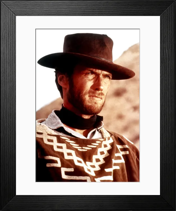 Framed Print : FOR A FEW DOLLARS MORE, Clint Eastwood, 1965
