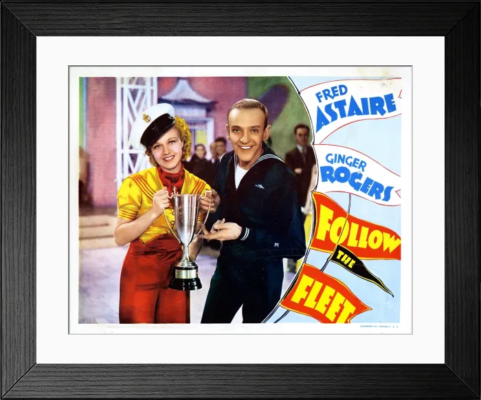 Framed Print : FOLLOW THE FLEET, from left, Ginger Rogers, Fred Astaire, 1936 Framed Print : FOLLOW THE FLEET, from left, Ginger Rogers, Fred Astaire, 1936