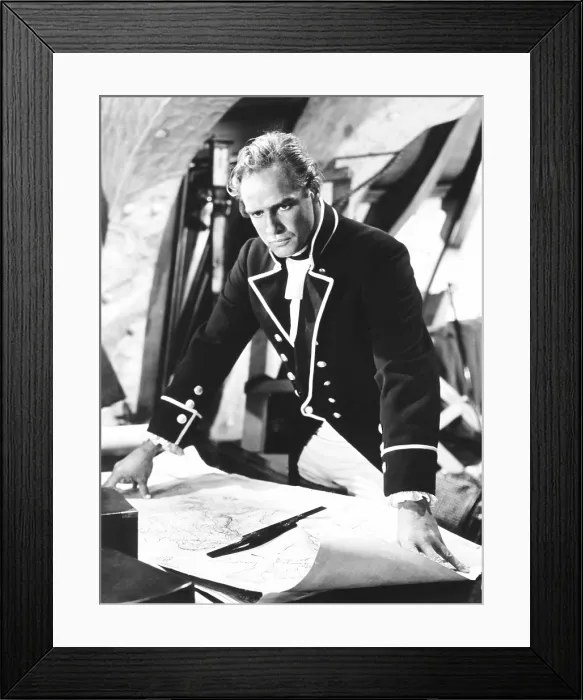 Framed Print : MUTINY ON THE BOUNTY, Marlon Brando, 1962
