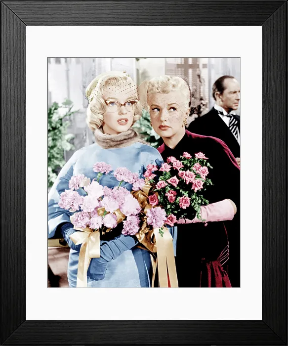 Framed Print : HOW TO MARRY A MILLIONAIRE, from left: Marilyn Monroe, Betty Grable, 1953. 20th Century-Fox Film Corporation, TM & Copyright / courtesy Everett Collection