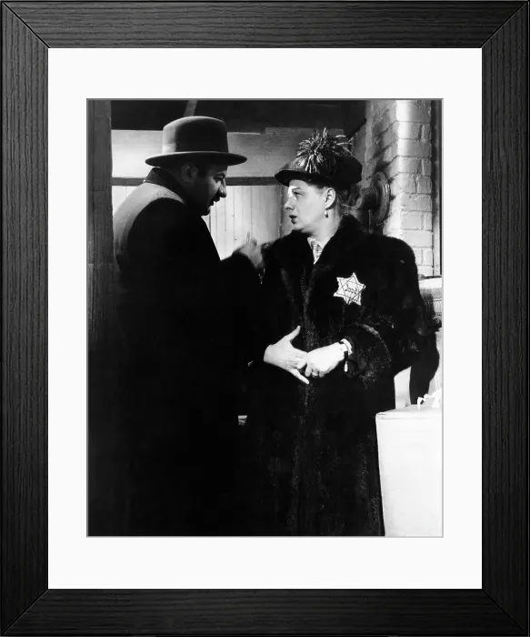 Framed Print : THE DIARY OF ANNE FRANK, Lou Jacobi, Shelley Winters, 1959, TM and Copyright 20th Century Fox Film Corp. All rights reserved Framed Print : THE DIARY OF ANNE FRANK, Lou Jacobi, Shelley Winters, 1959, TM and Copyright 20th Century Fox Film Corp. All rights reserved