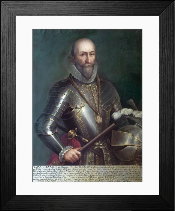 Framed Print : Santa Cruz, Alvaro de Bazan, Marques de (1526-1588). Oil. AISA / Everett Collection**US SALES ONLY**