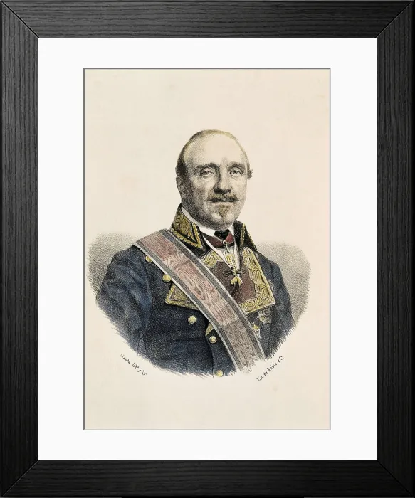 Framed Print : O'DONNELL, Leopoldo (1809-1867). SPAIN. Donostia. Military Historical Museum. AISA / Everett Collection**US SALES ONLY**